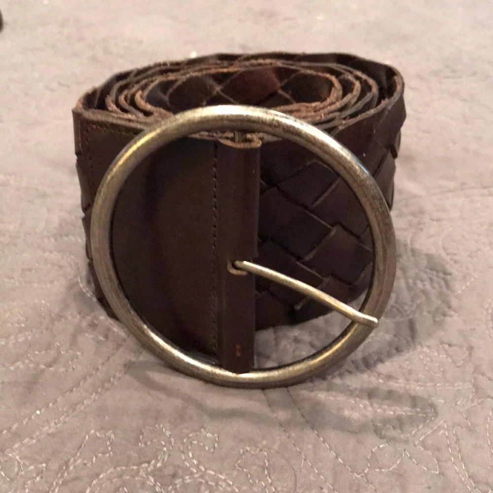 Beautiful braided wide belt. Fully adjustable.